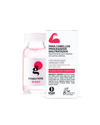Ampolla Reparadora con Ácido Hialurónico para cabellos maltratados | BE BOLD | 0.5 OZ / 15 ML