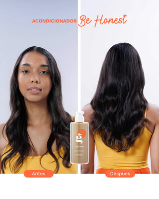 Acondicionador para cabello normal tendencia grasa | BE HONEST | 240ml