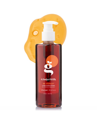 Shampoo con extracto de jengibre | Para cabello con tendencia grasa | BE HONEST | 240ml