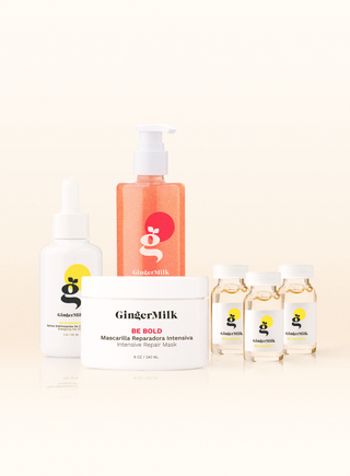 Kit Reparación + Crecimiento capilar Intensivo: Shampoo + Mascarilla + Serum + Ampollas