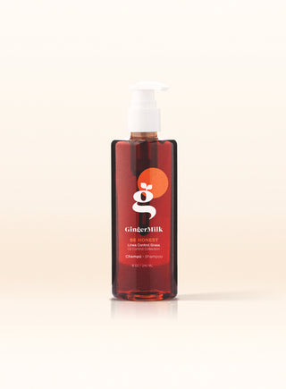 Shampoo con extracto de jengibre | Para cabello con tendencia grasa | BE HONEST | 240ml